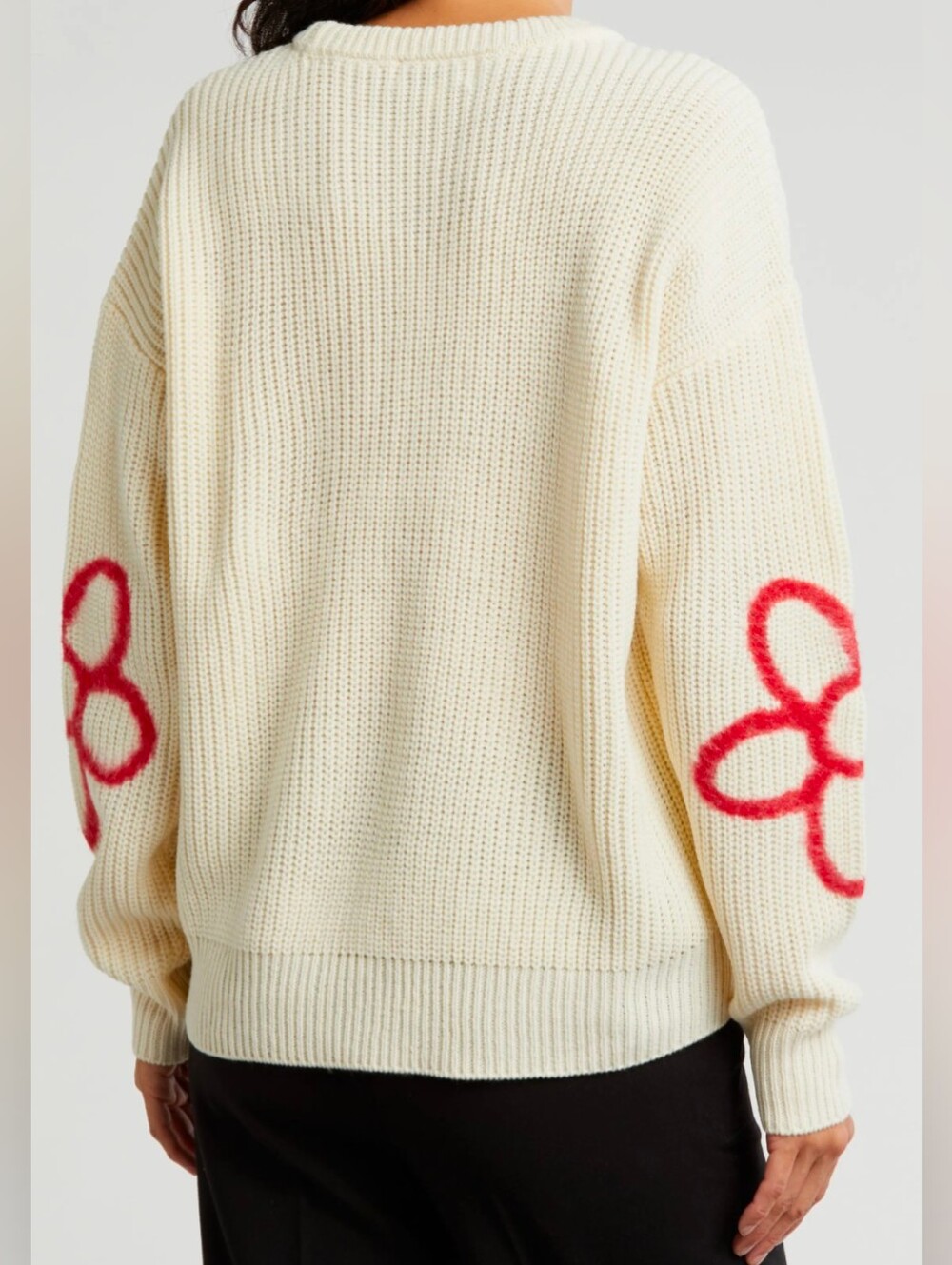 GEMMA + JANE Flower Embroidered Sweater | Size XL - Picture 5 of 11
